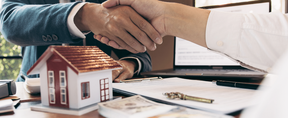 handshake on property agreement